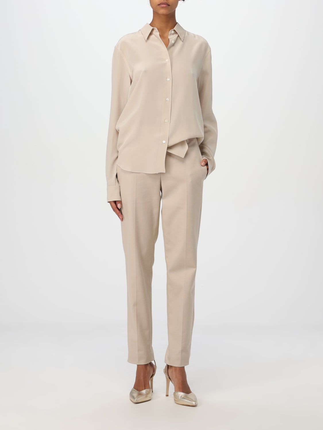 BRUNELLO CUCINELLI PANTS: Pants woman Brunello Cucinelli, Sand - Img 2