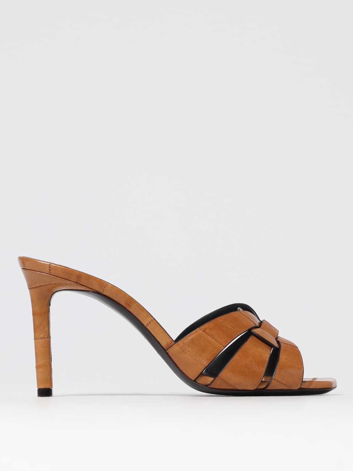 SAINT LAURENT HEELED SANDALS: Shoes woman Saint Laurent, Leather - Img 1