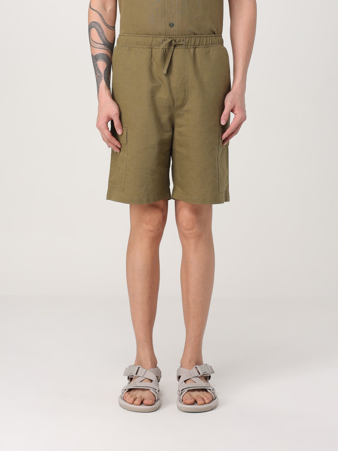 COLMAR 短裤: 短裤 男士 Colmar, 军绿色 - Img 1