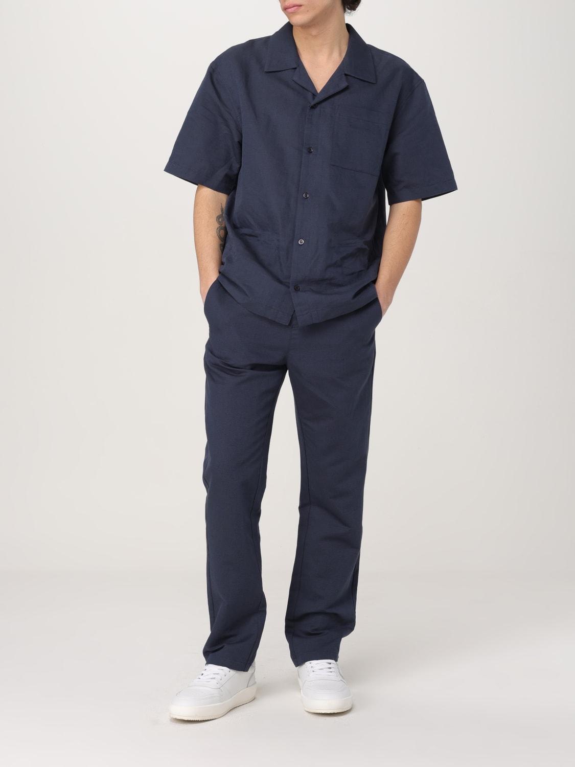 COLMAR PANTALONI: Pantalone Colmar in cotone e lino , Blue Navy - Img 2