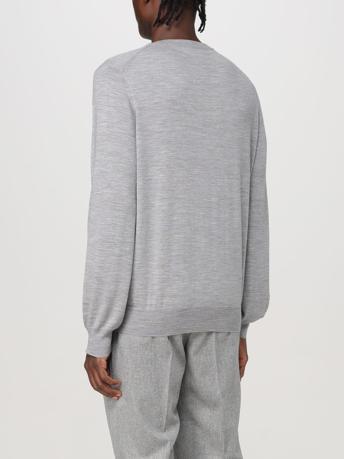 BRUNELLO CUCINELLI PULL: Pull homme Brunello Cucinelli, Gris - Img 3