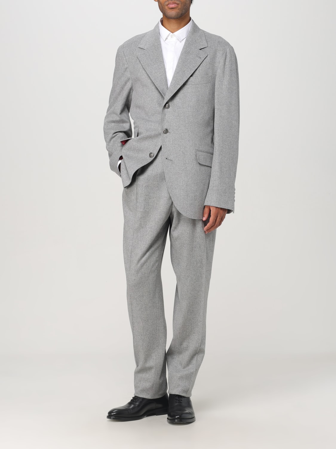 BRUNELLO CUCINELLI SUIT: Suit men Brunello Cucinelli, Pearl - Img 2