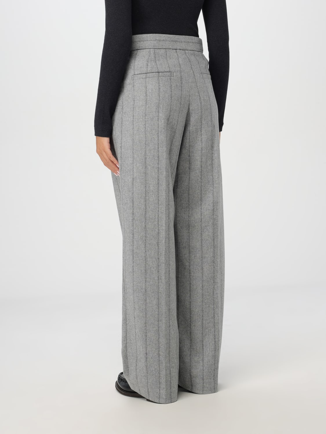 BRUNELLO CUCINELLI PANTS: Pants woman Brunello Cucinelli, Grey - Img 3