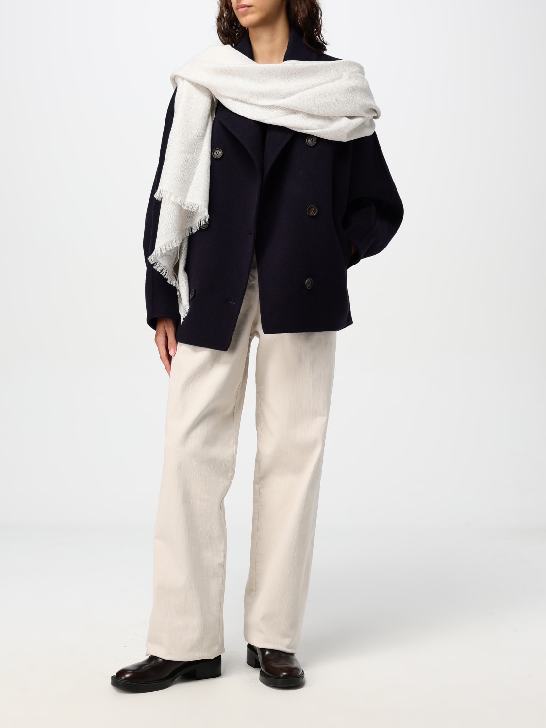 BRUNELLO CUCINELLI PANTS: Pants woman Brunello Cucinelli, White - Img 2