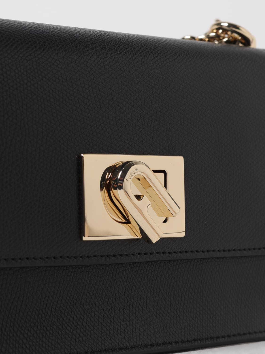 FURLA MINI BAG: Shoulder bag woman Furla, Black - Img 3