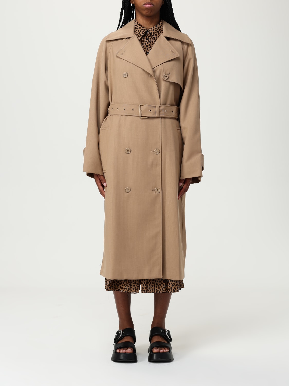 コート Michael Kors Woman Coat Beige MR520EXBQZ 214 MICHAEL KORS: Coat woman - Beige | Michael Kors jacket
