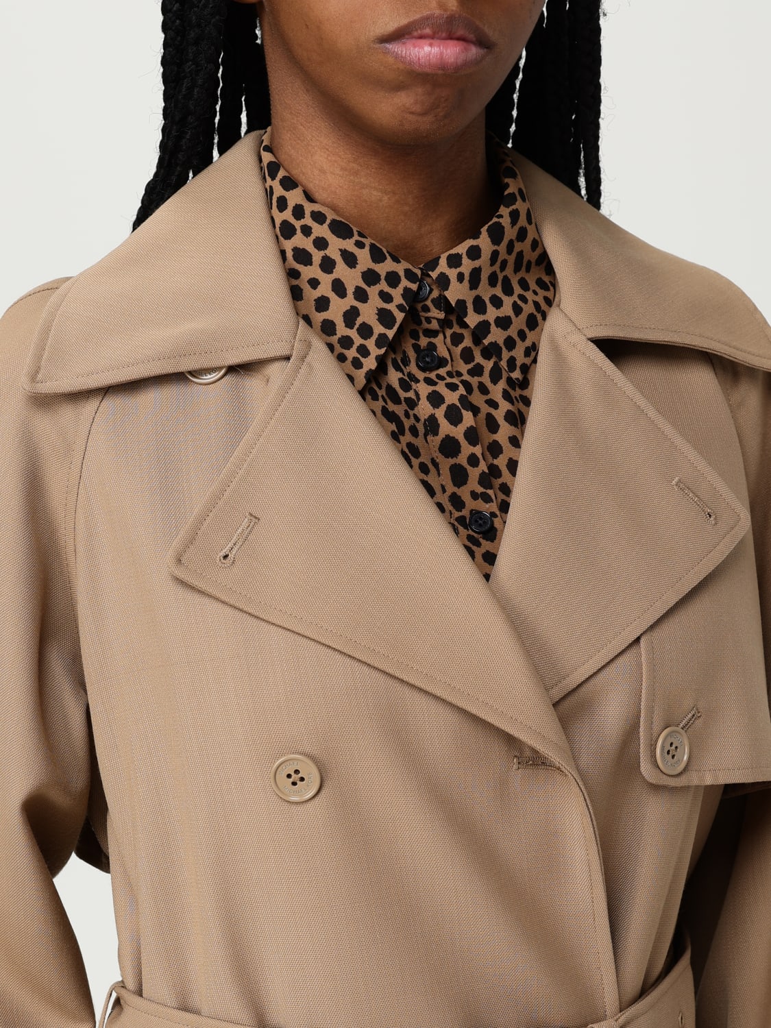 コート Michael Kors Woman Coat Beige MR520EXBQZ 214 MICHAEL KORS: Coat woman - Beige | Michael Kors jacket