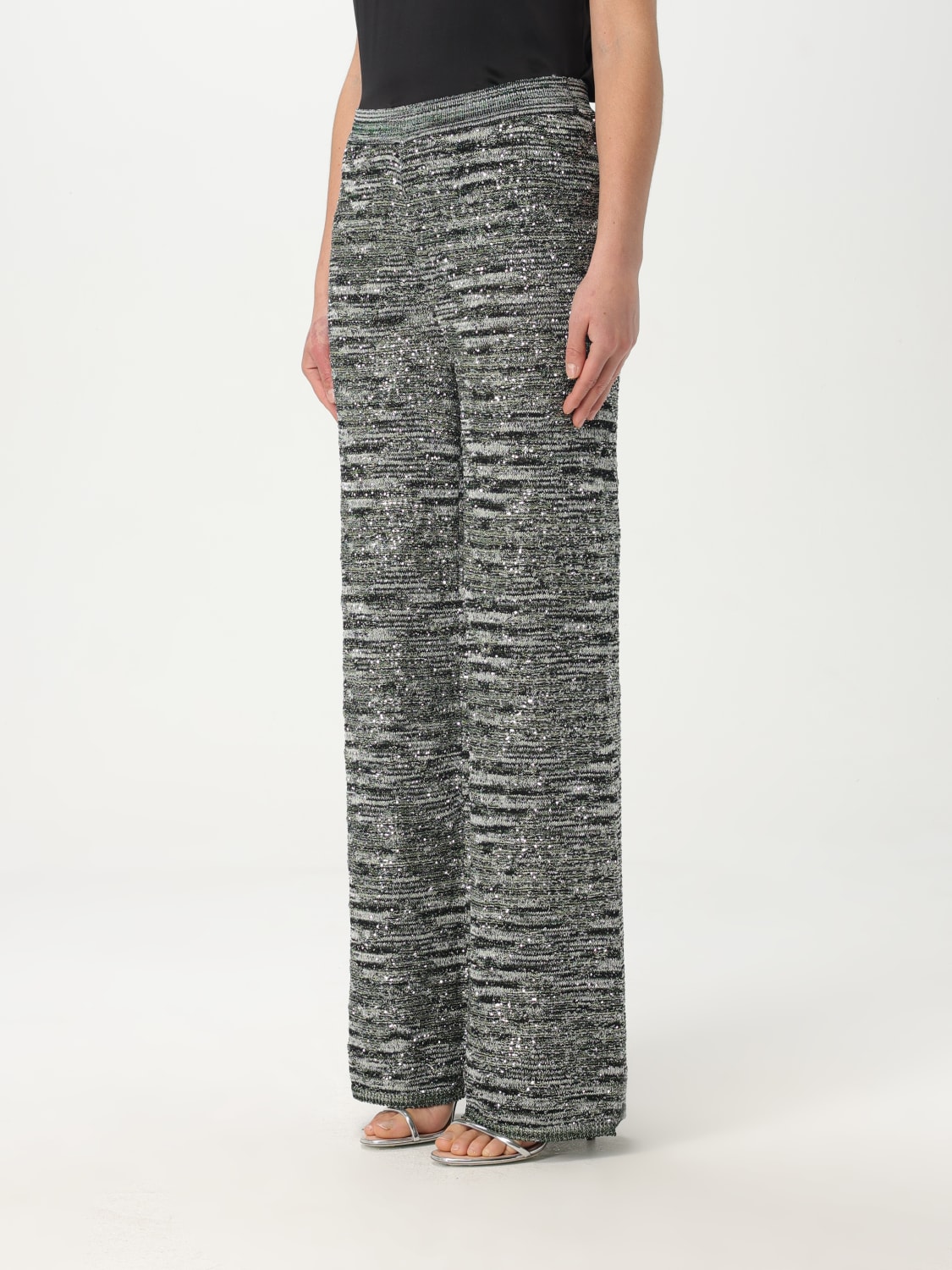 MISSONI: Pants woman - Green | Missoni pants DS25SI0GBK045B