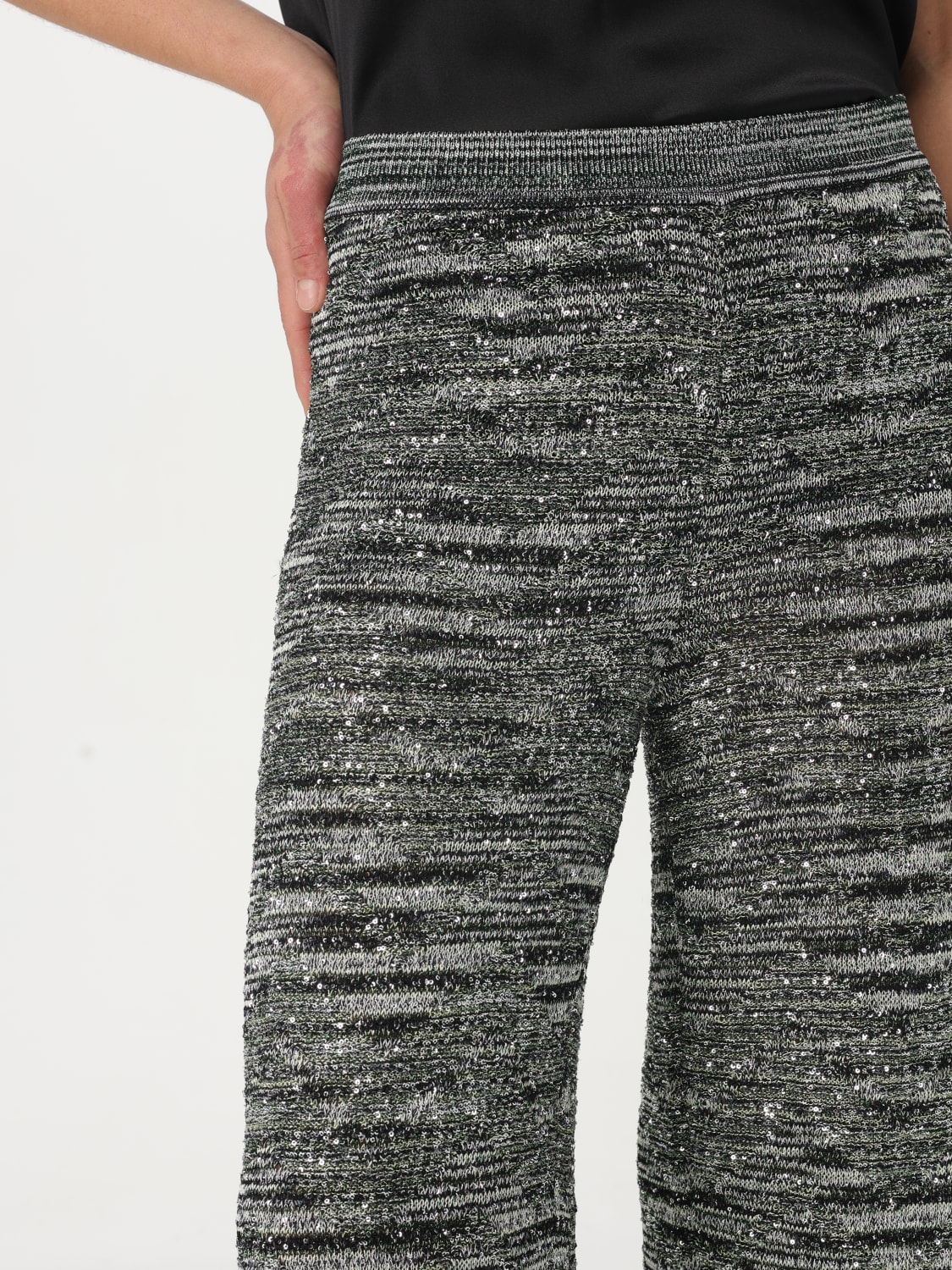パンツ MISSONI Woman Pants Green DS25SI0GBK045B S614L MISSONI: Pants woman - Green | Missoni pants DS25SI0GBK045B