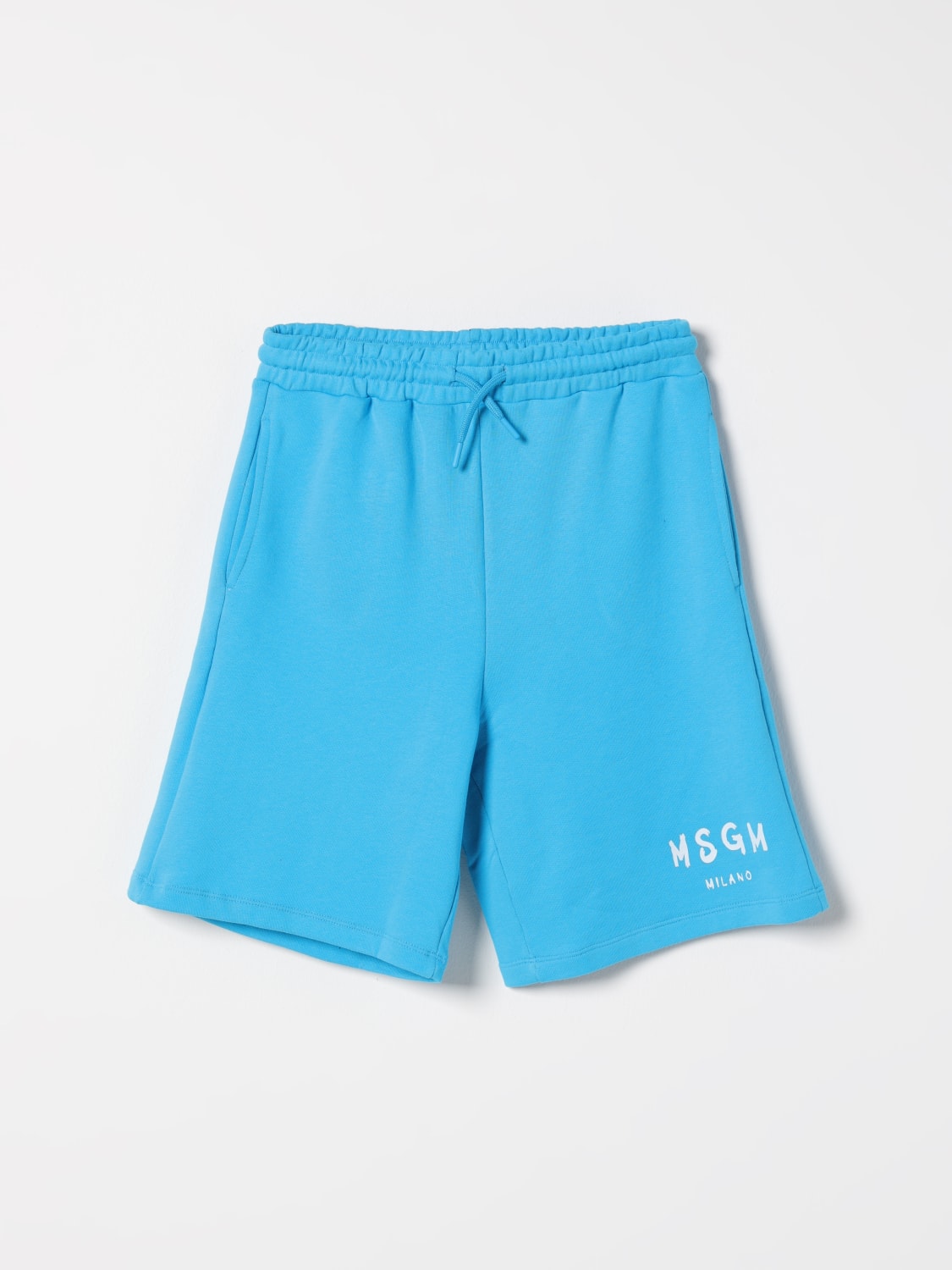 MSGM KIDS PANTACOURT: Pantacourt enfant MSGM Kids, Turquoise - Img 1