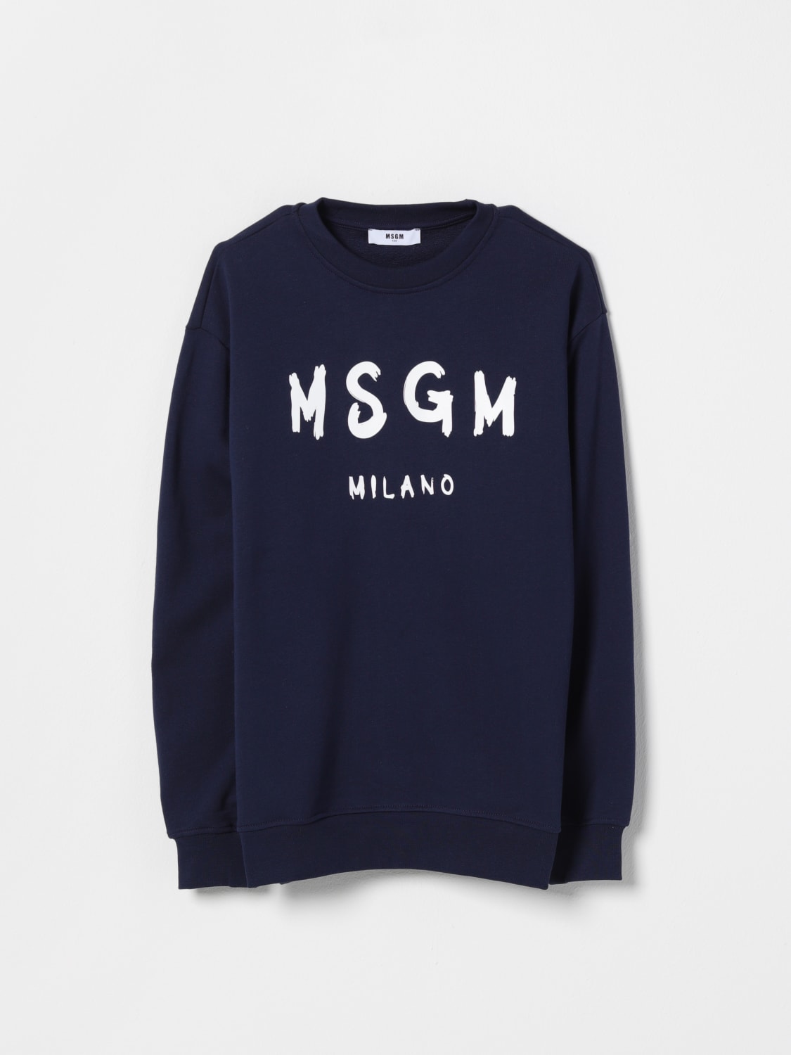 MSGM KIDS SWEATER: Sweater kids MSGM Kids, Blue - Img 1