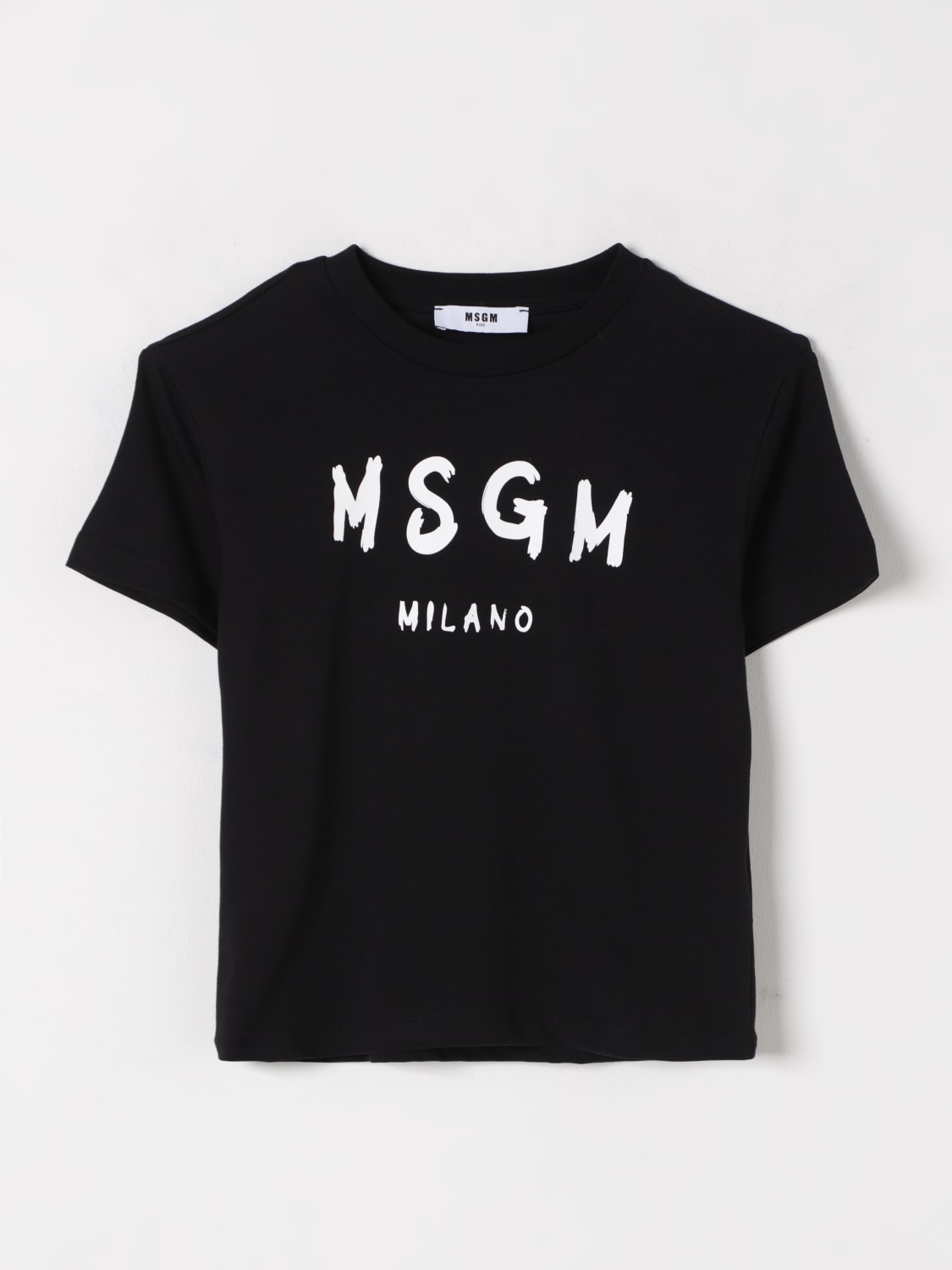 エムエスジーエム MSGM キッズ レディース 半袖Tシャツ S5MSJBTH036 JERSEY T-SHIRT BOY MSGM エムエスジーエム キッズ レディース 半袖Tシャツ