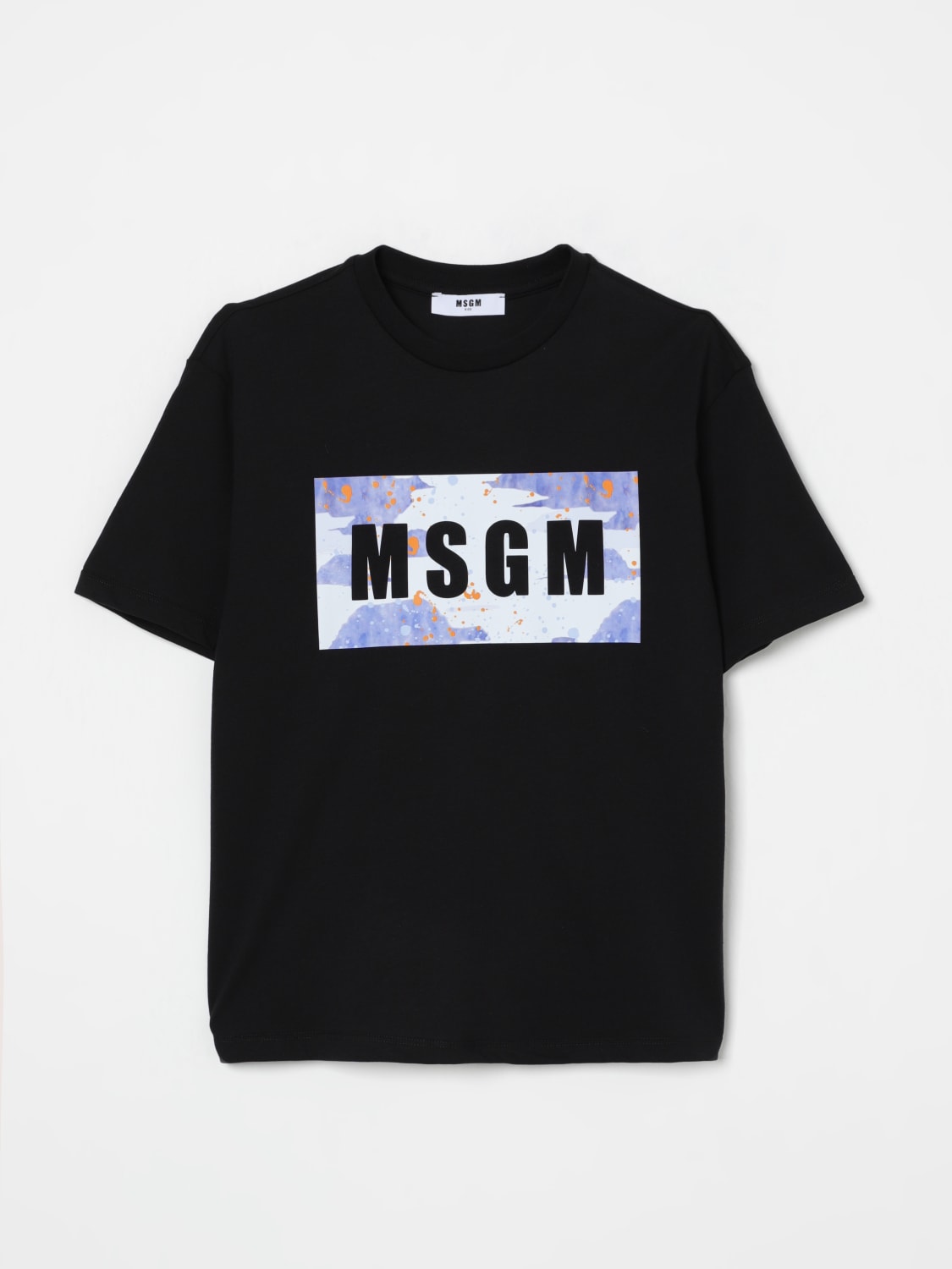 MSGM KIDS T-SHIRT: T-shirt kids MSGM Kids, Black - Img 1
