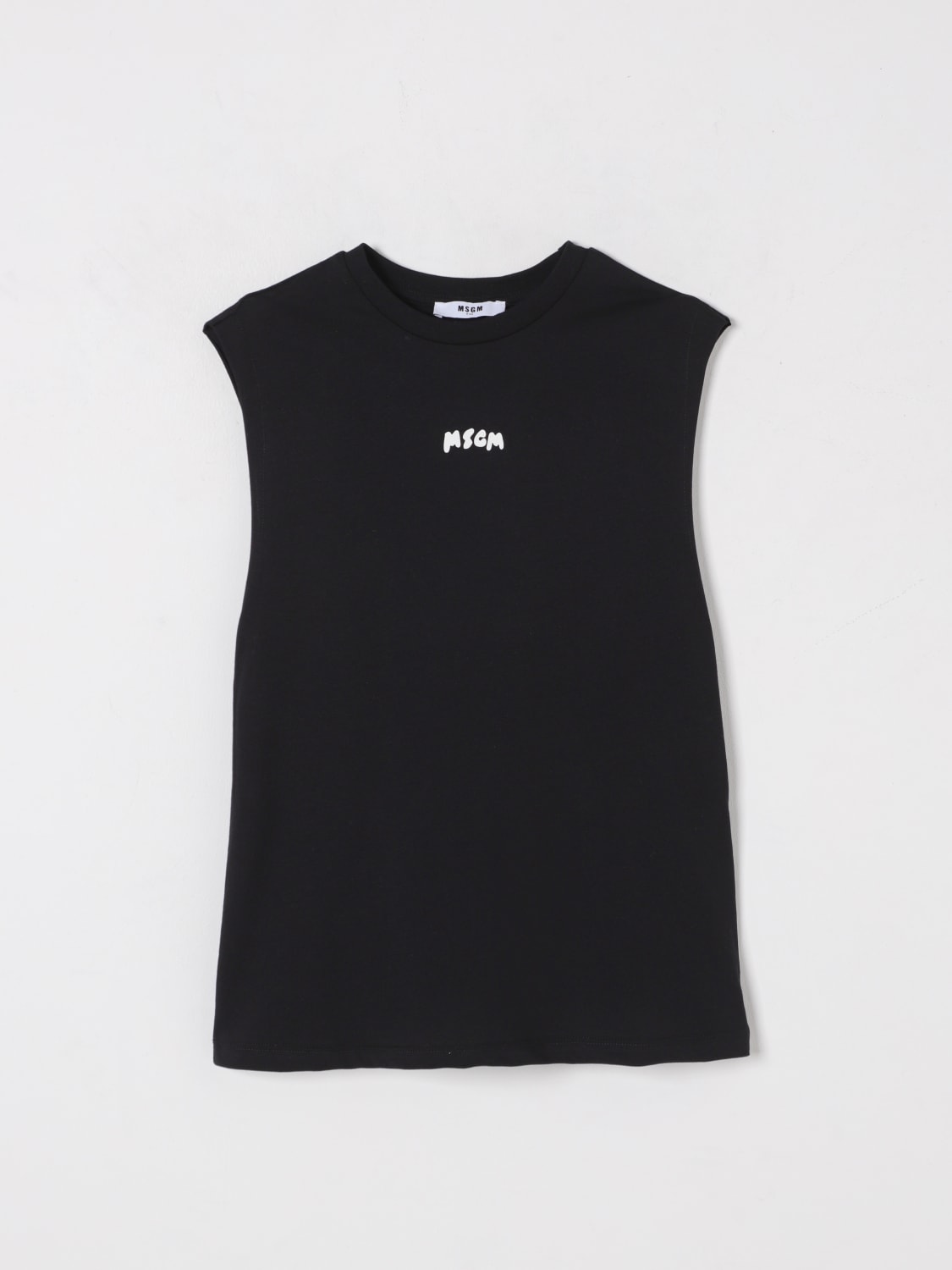 MSGM KIDS T-SHIRT: T-shirt kinder MSGM Kids, Schwarz - Img 1