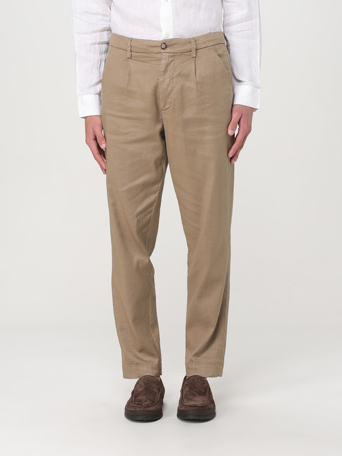 RE-HASH HOSE: Hose herren Re-hash, Beige - Img 1