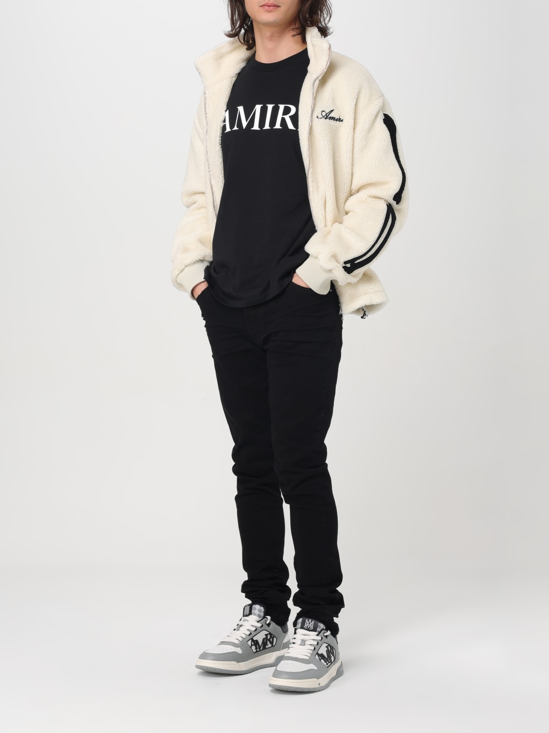 Tシャツ・カットソー AMIRI Men T Shirts JYTE1073BLACK Black AMIRI: T-shirt men - Black | Amiri t-shirt AMJYTE1073 online