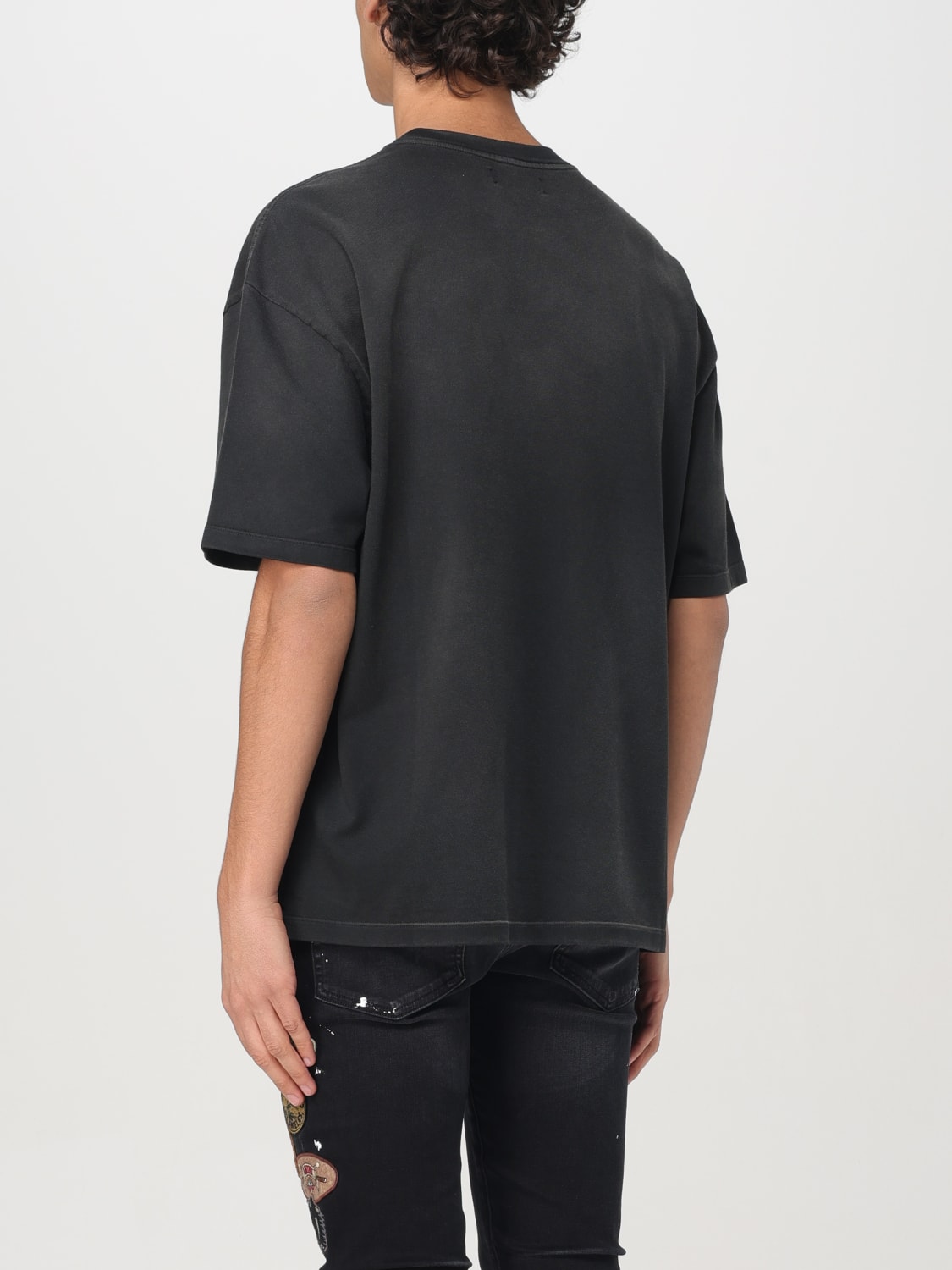 Tシャツ・カットソー AMIRI Men T-shirt Grey AMJYTE1130 BLACK AMIRI: T-shirt men - Grey | Amiri t-shirt AMJYTE1130 online