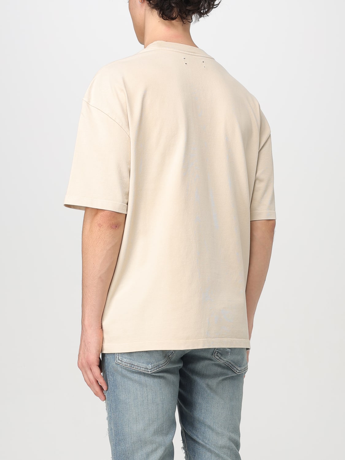 Tシャツ・カットソー AMIRI Men Tops AMJYTE1179IVORY Beige Beige MA Quad T-shirt by AMIRI on Sale