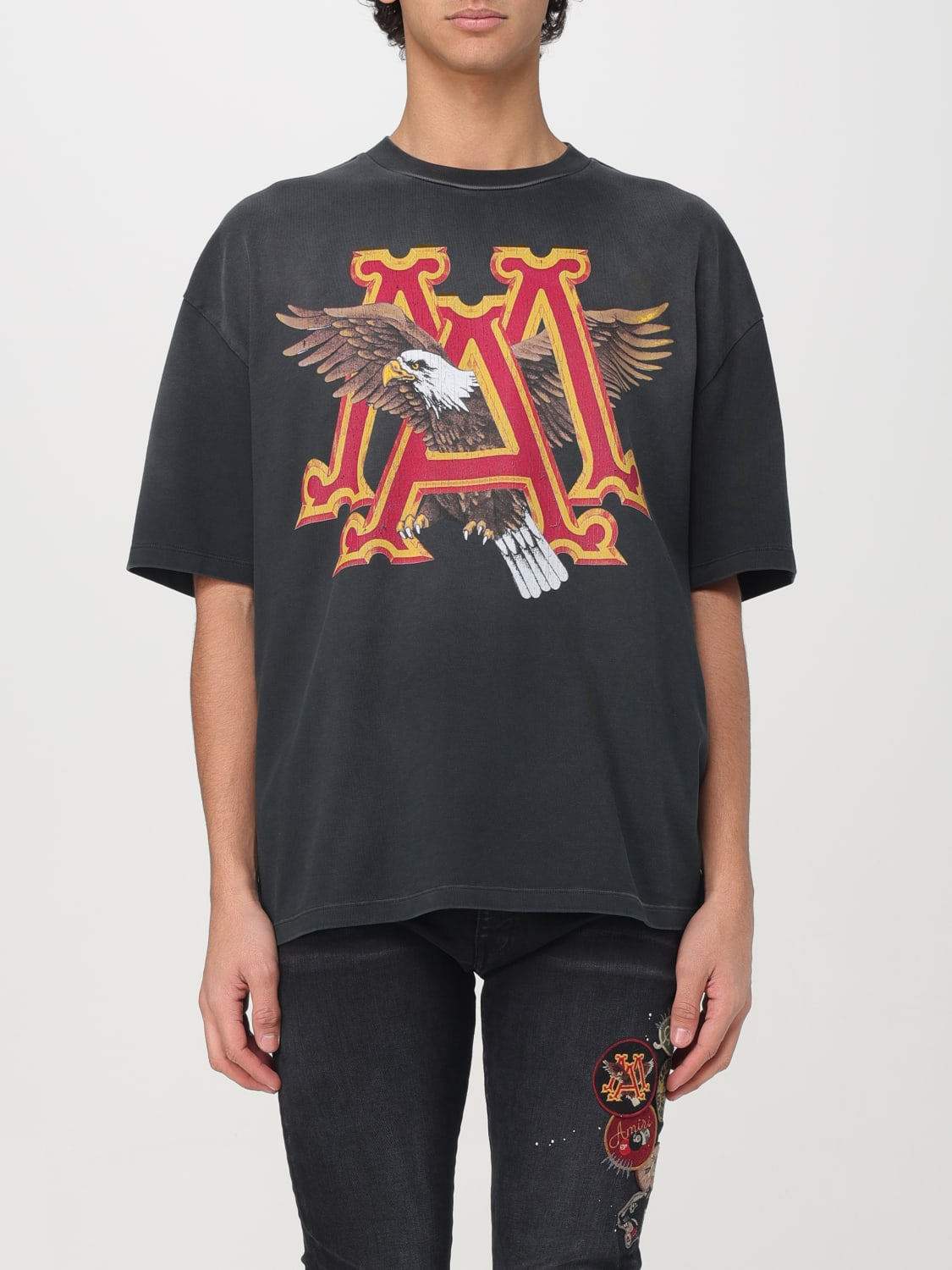 Tシャツ・カットソー AMIRI FW25 Amiri T-shirts and Polos (AMJYTE1209 BLACK) AMIRI: T-shirt men - Black | Amiri t-shirt AMJYTE1127 online