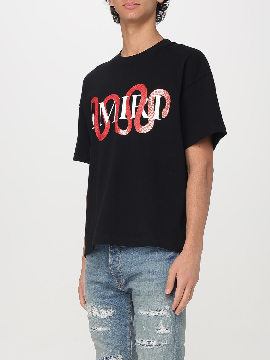 AMIRI: T-shirt men - Black | Amiri t-shirt AMJYTE1155 online