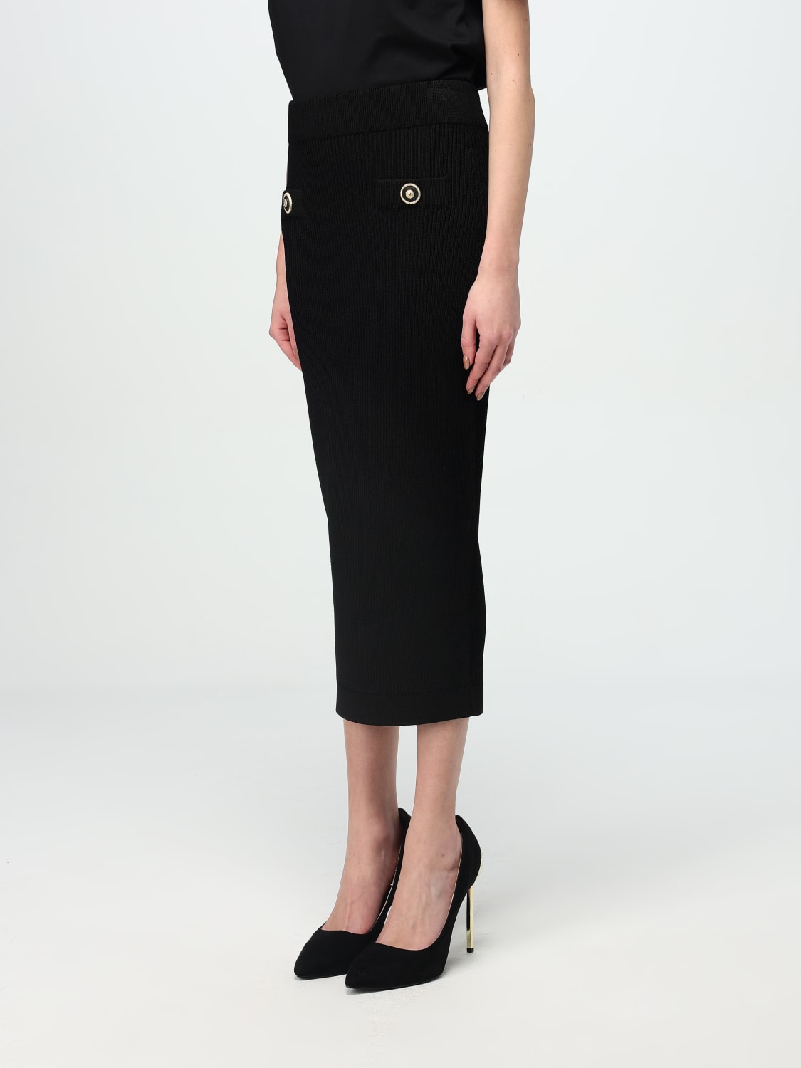 BALMAIN SKIRT: Skirt woman Balmain, Black - Img 4