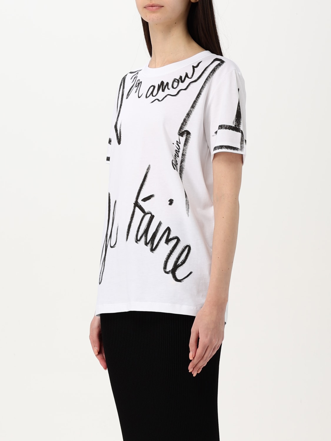 BALMAIN CAMISETA: Camiseta mujer Balmain, Blanco - Img 4