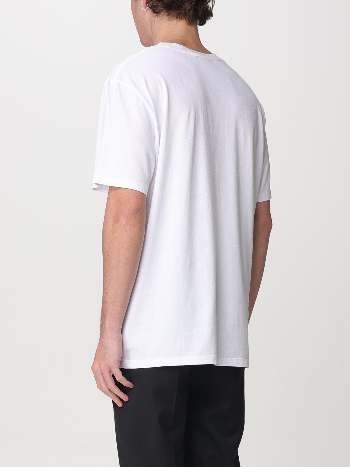 Tシャツ・カットソー BALMAIN Men Polo Shirts EH1EG010BB73 GAB BLANC NOIR WHITE 26750705_58403404_1000.jpg
