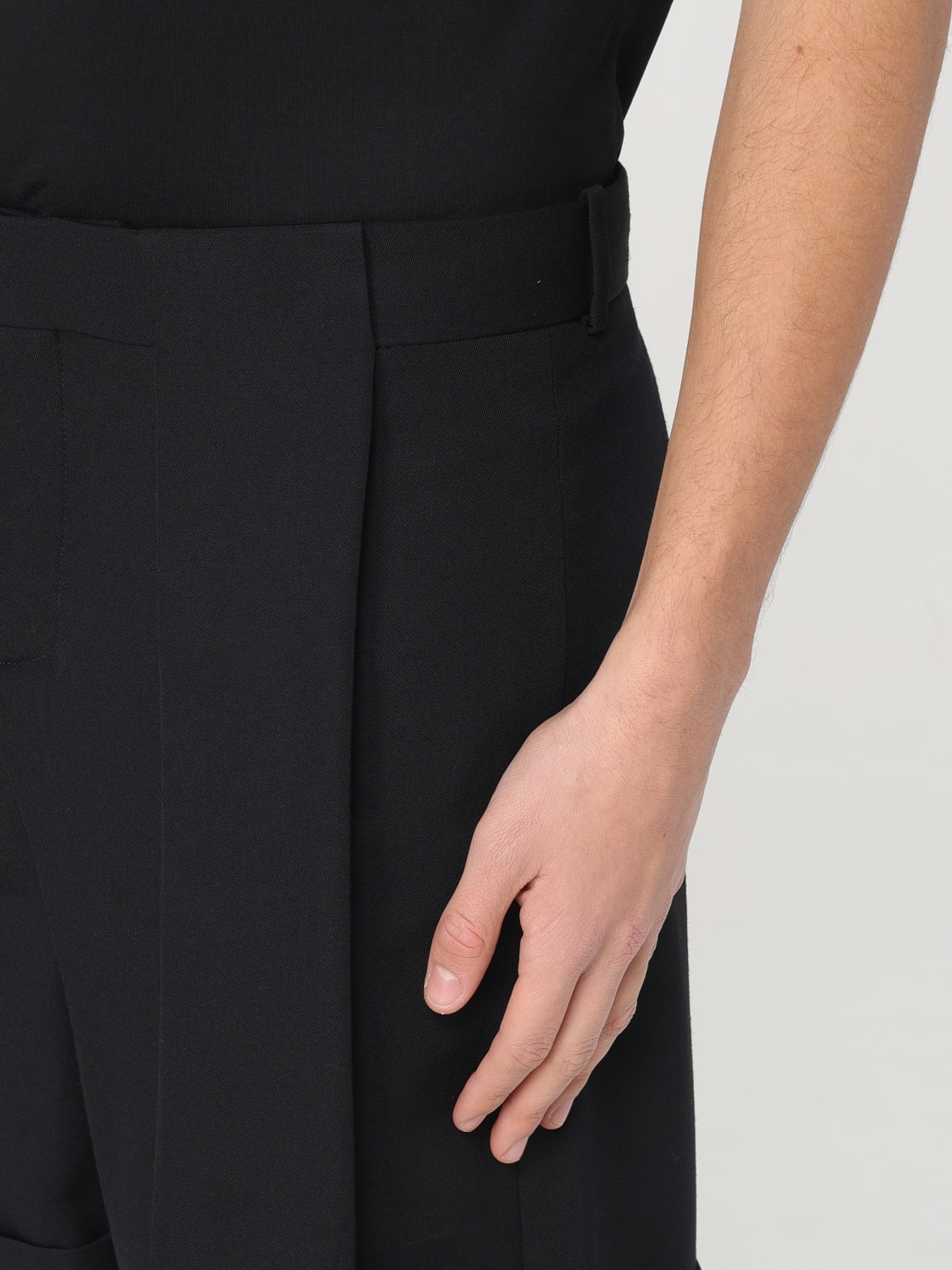 BALMAIN SHORTS: Shorts herren Balmain, Schwarz - Img 5