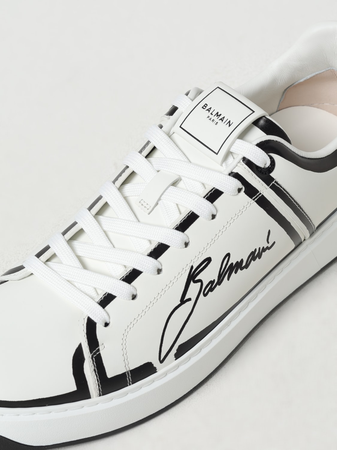 BALMAIN SNEAKERS: Sneakers men Balmain, White - Img 4