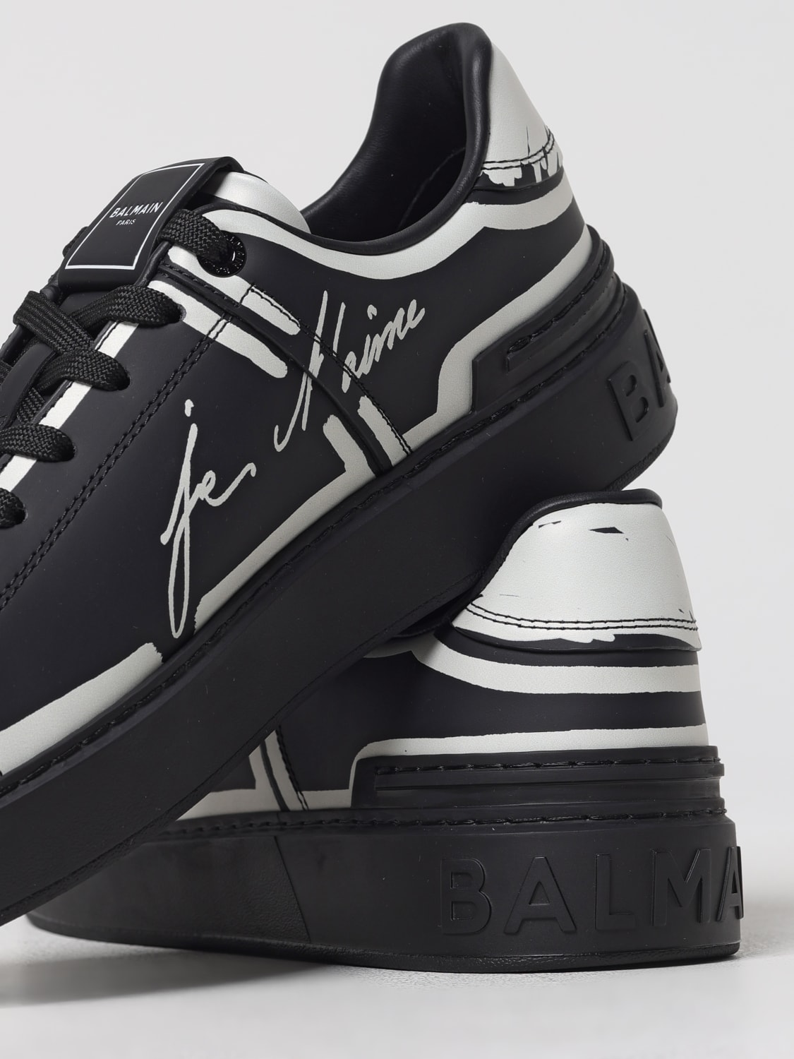 スニーカー BALMAIN Men Sneakers Black EM1VI288LCLP EAB BALMAIN: Sneakers men - Black | Balmain sneakers