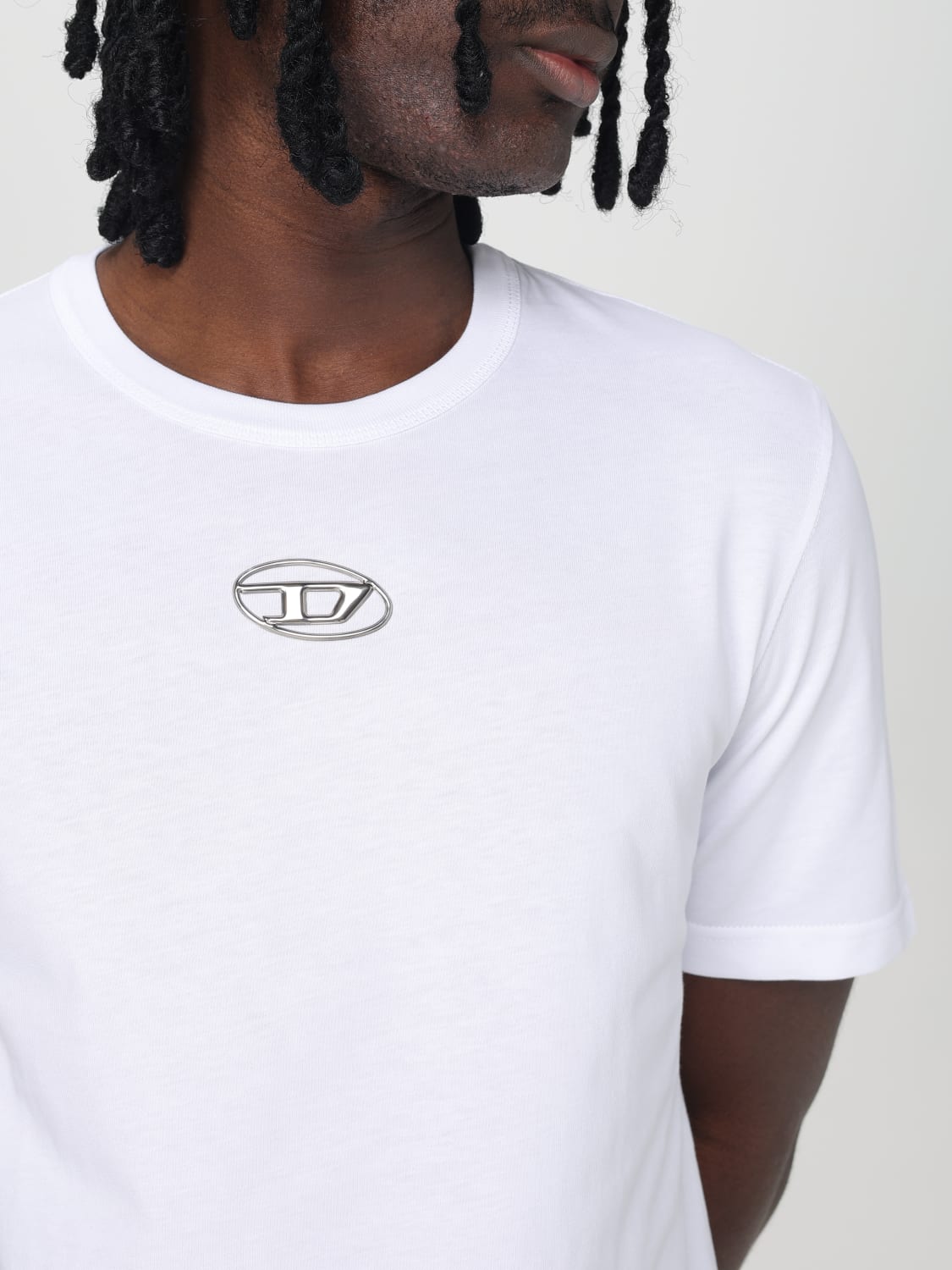 DIESEL：Tシャツ メンズ - ホワイト | GIGLIO.COMオンラインの
