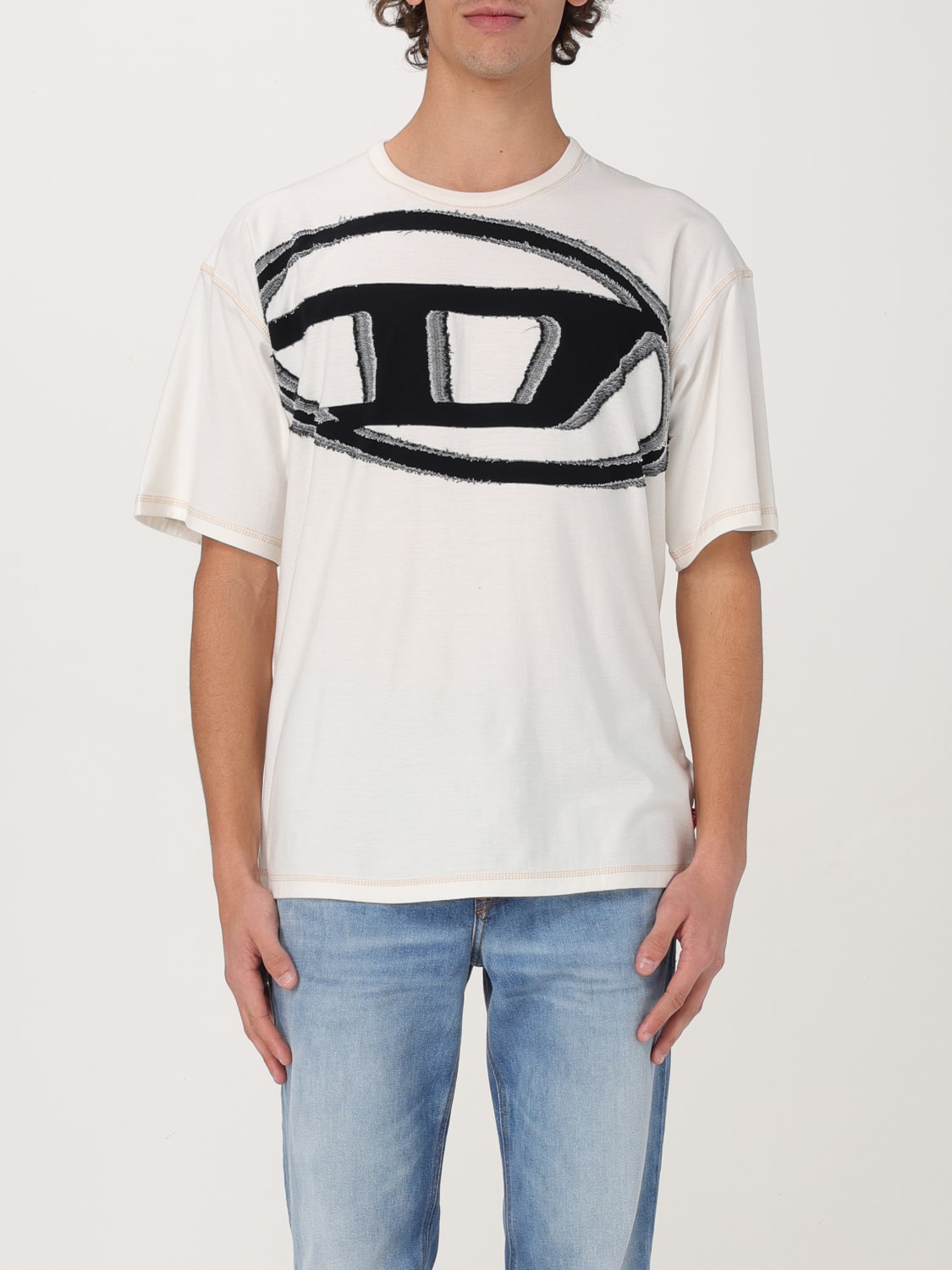 ★DIESEL★ T-Doc T-Shirt Off White A161850GIAS141 A161850GIA T-shirt T-Doxt DIESEL A16185 0GIAS141 - Gianni Cuccuini