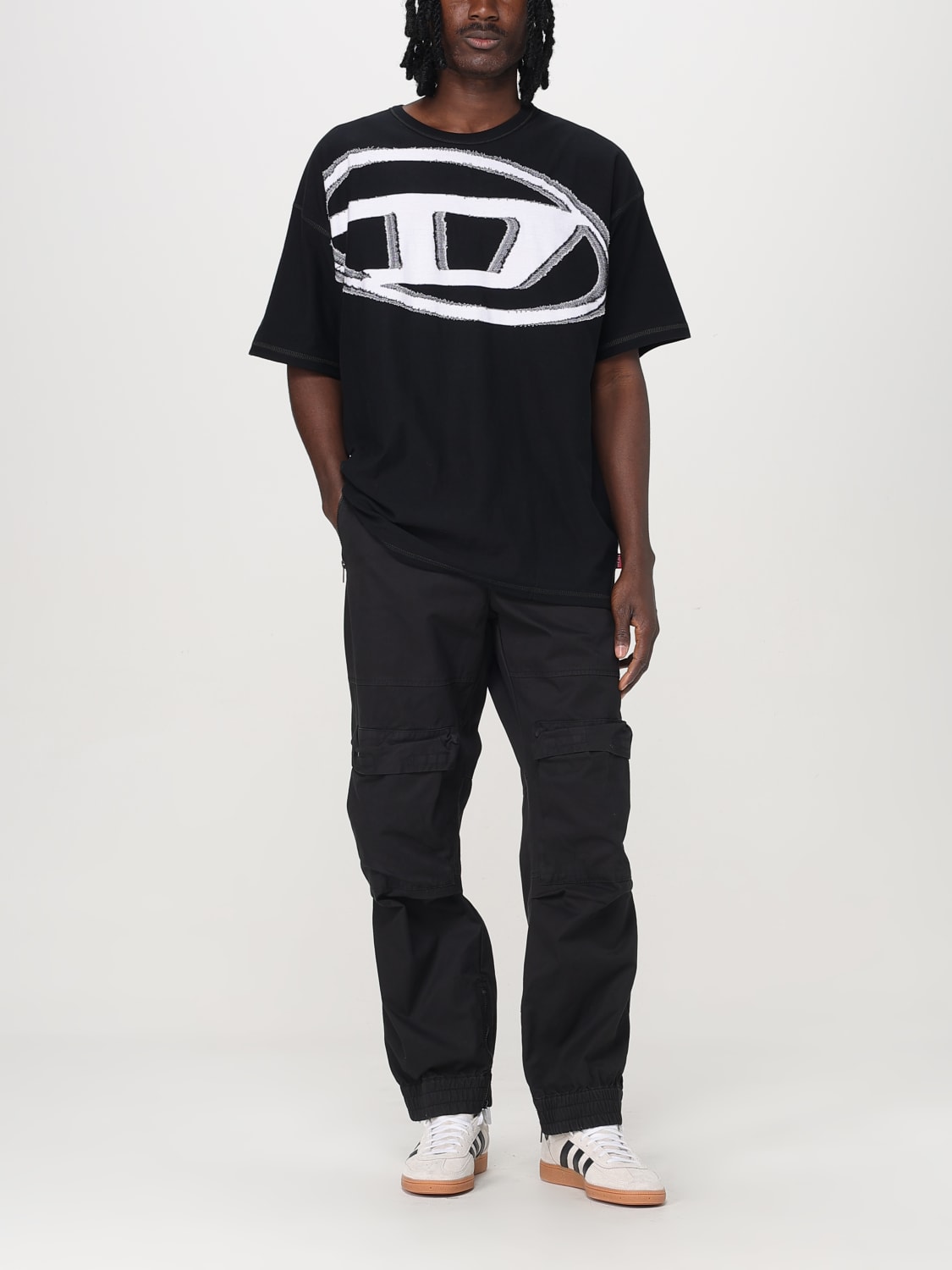Tシャツ・カットソー DIESEL Men T-shirt Black A161850GIAS 9XX DIESEL: T-shirt men - Black | Diesel t-shirt A161850GIAS