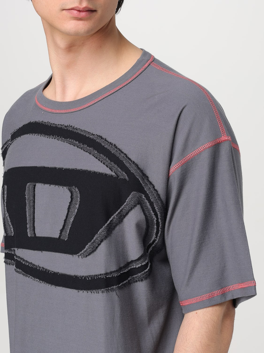 ★DIESEL★ T-shirt Gray A161850GIAS9DV DIESEL: T-shirt men - Grey | Diesel t-shirt A161850GIAS