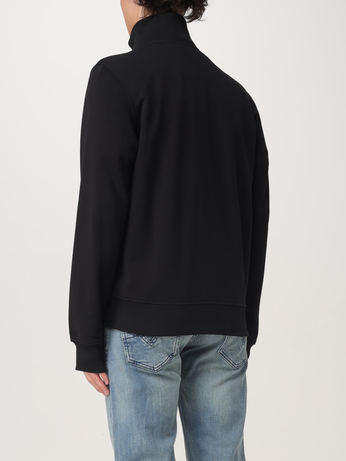 DIESEL 卫衣: 卫衣 男士 Diesel, 黑色 - Img 3