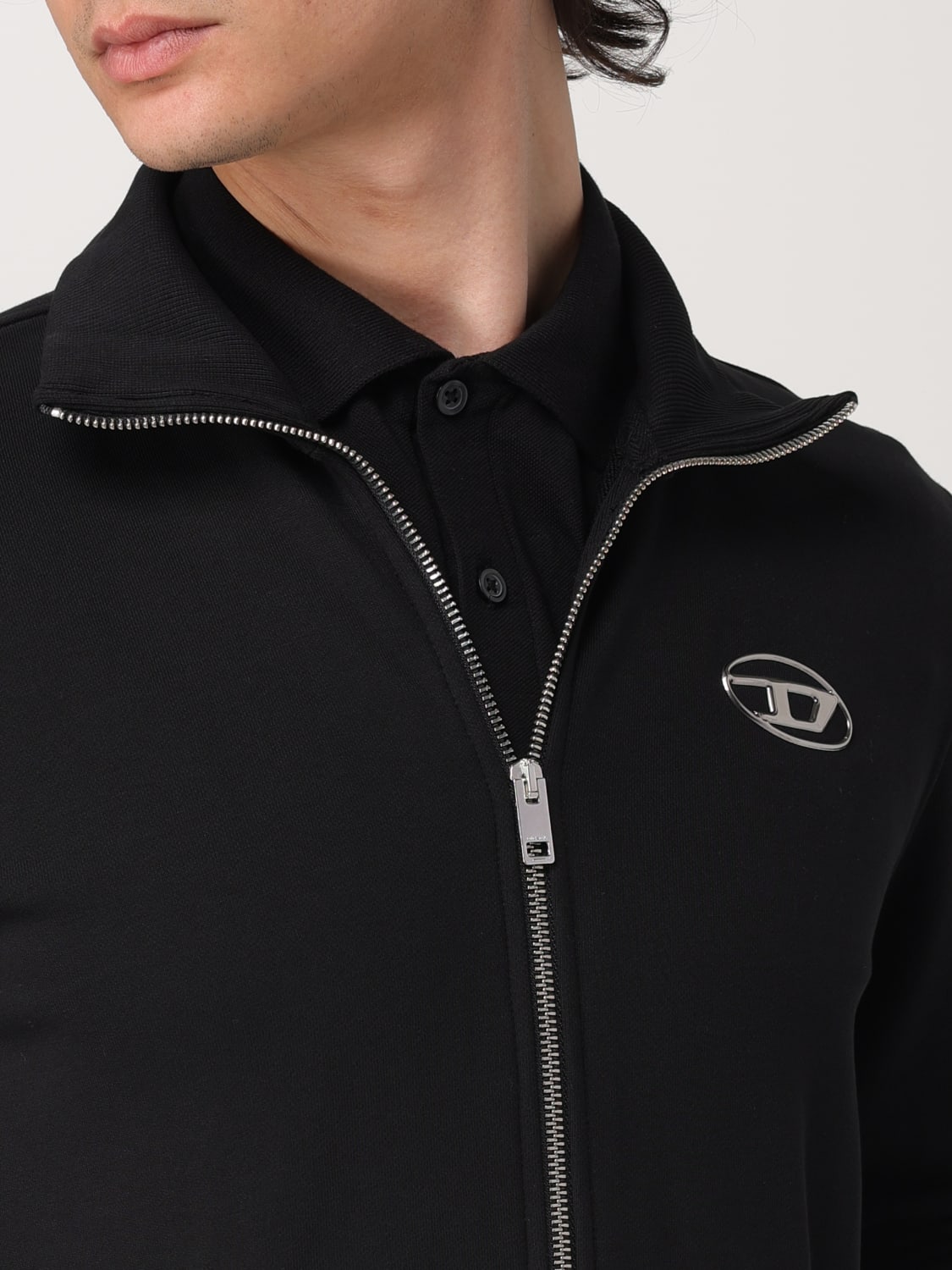 DIESEL 卫衣: 卫衣 男士 Diesel, 黑色 - Img 5