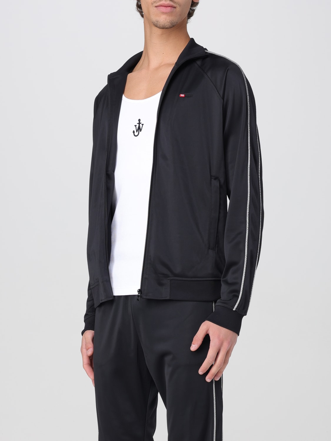 DIESEL 卫衣: 卫衣 男士 Diesel, 黑色 - Img 4