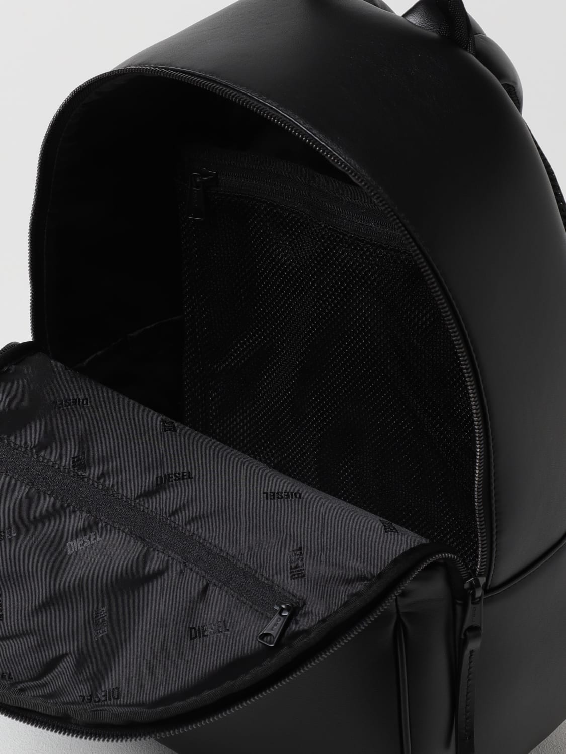 DIESEL: Bags men - Black | Diesel backpack X10263P5925