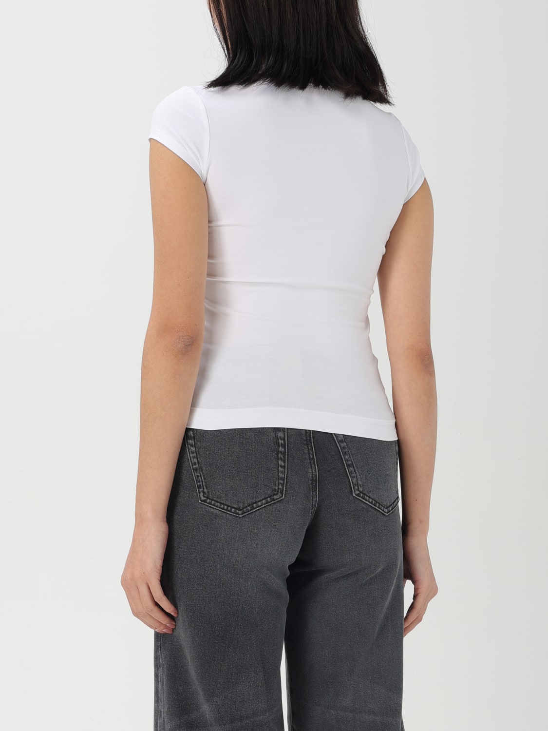 DIESEL T-SHIRT: T-shirt femme Diesel, Blanc - Img 2