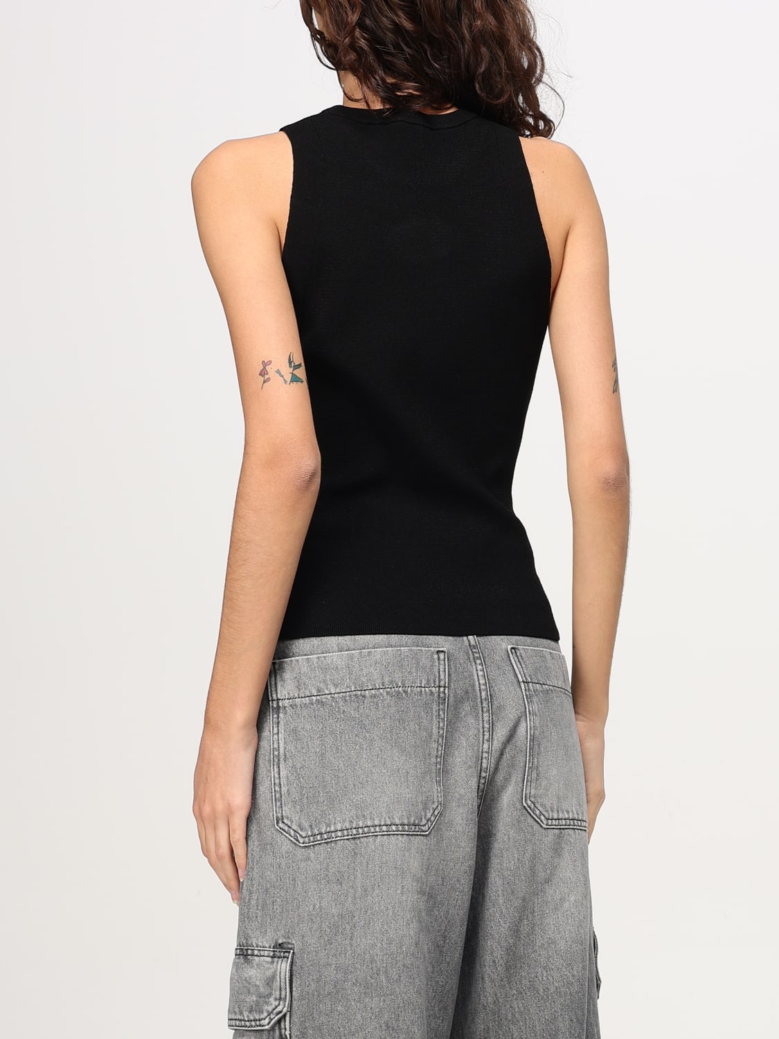 Tシャツ・カットソー DIESEL Woman T-Shirt Black A174500DLAX 9XX DIESEL: Top woman - Black | Diesel t-shirt A174500DLAX