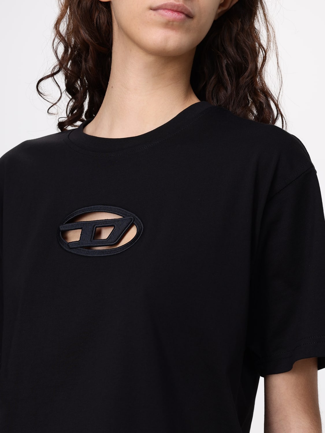 DIESEL: T-shirt woman - Black | Diesel t-shirt A150960NIAX