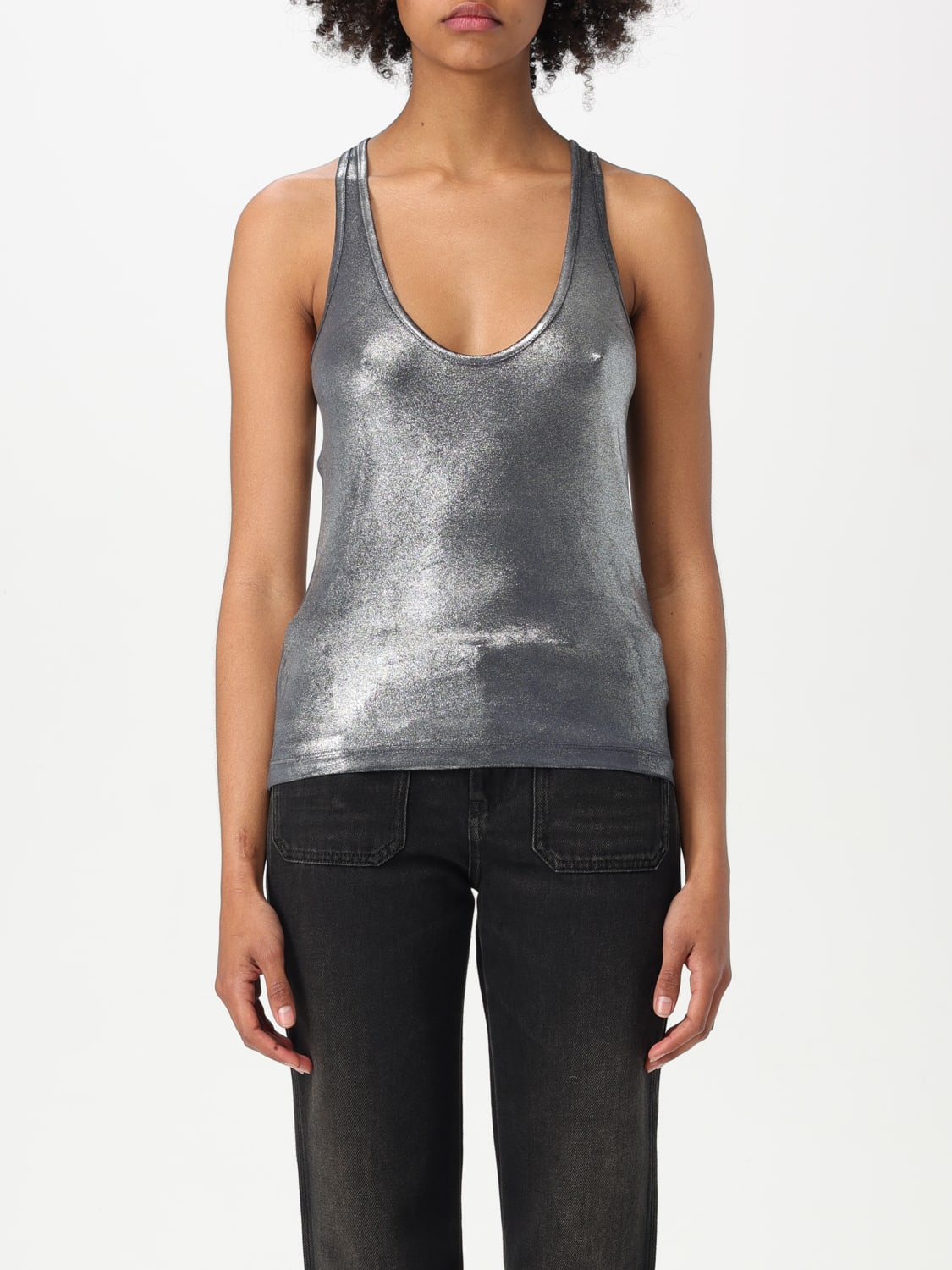 Ameri♡ CHEMICAL OVERDYE LACE SWEAT TOP Dante6-Ory