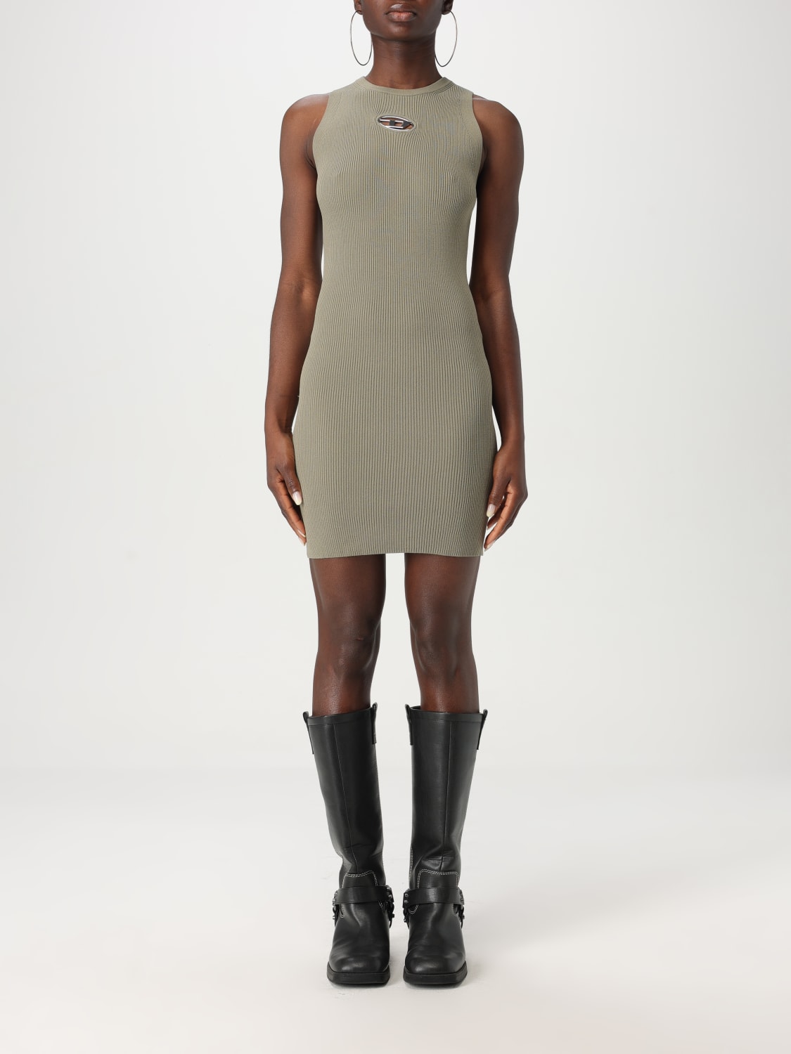 ワンピース DIESEL DRESS (A174490DLAX) DIESEL: Dress woman - Grey | Diesel dress A174490DLAX online