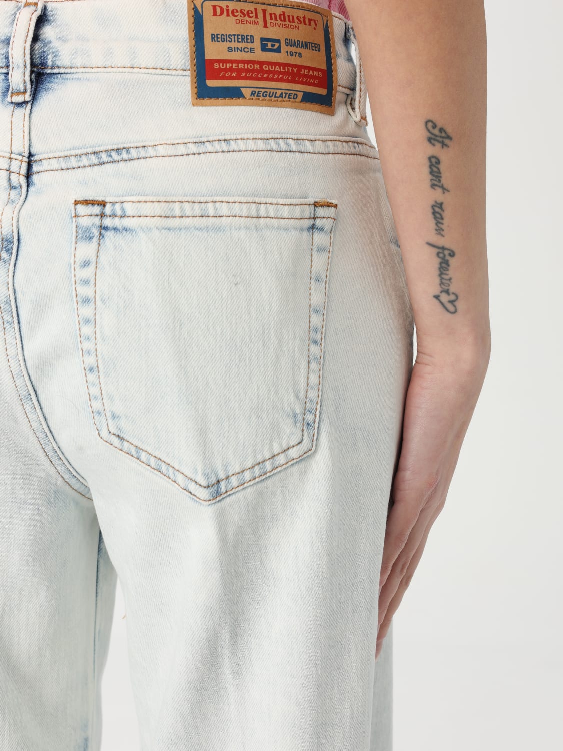 デニム・ジーパン DIESEL Women Denim Pants LA0362409L3301 White DIESEL: Jeans woman - Denim | Diesel jeans A0362409L33