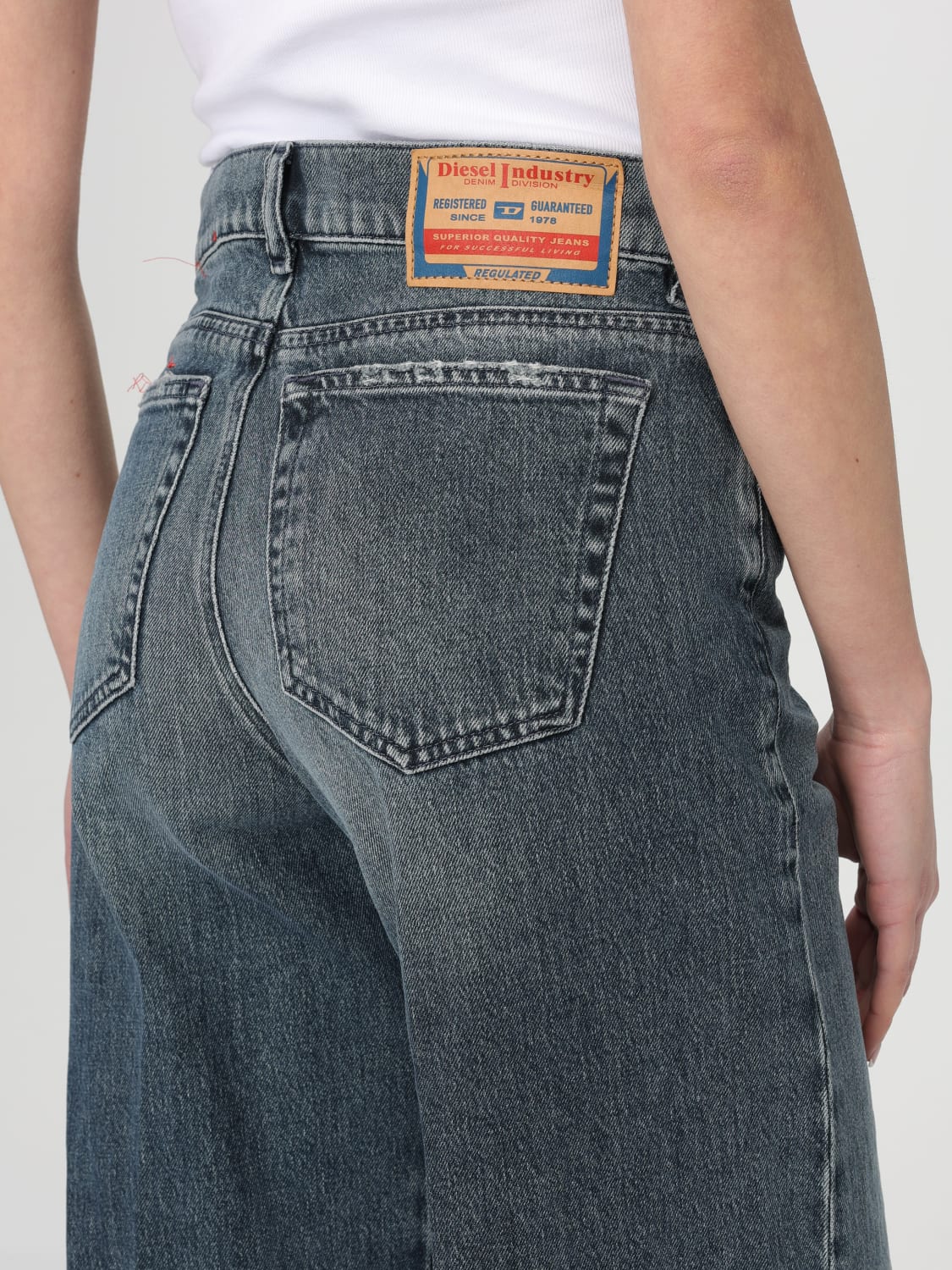 デニム・ジーパン DIESEL Woman Jeans Blue A03624007Y7 01 Women's Flare Jeans | Medium blue | Diesel 1978 D-Akemi