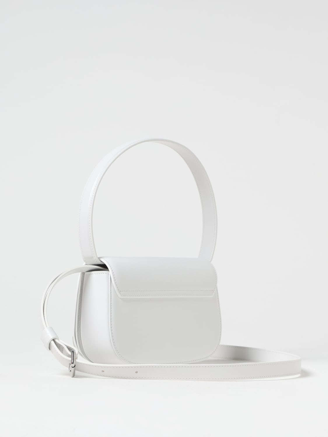 バッグ diesel white shoulderbag archives Tas DIESEL 1DR WHITE SHOULDER BAG MEDIUM 100% ORIGINAL