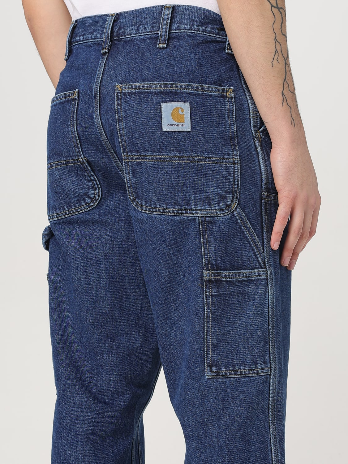 CARHARTT WIP JEANS: Jeans men Carhartt Wip, Blue - Img 4