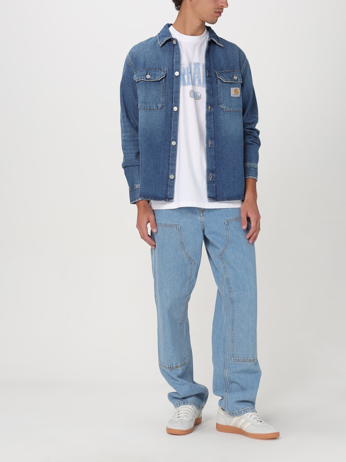 CARHARTT WIP JEANS: Jeans Carhartt Wip in denim , Blue 1 - Img 2