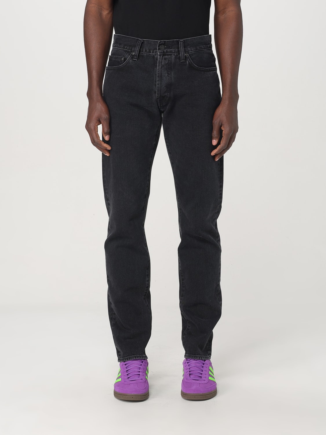 CARHARTT WIP HOSE: Hose herren Carhartt Wip, Schwarz - Img 1