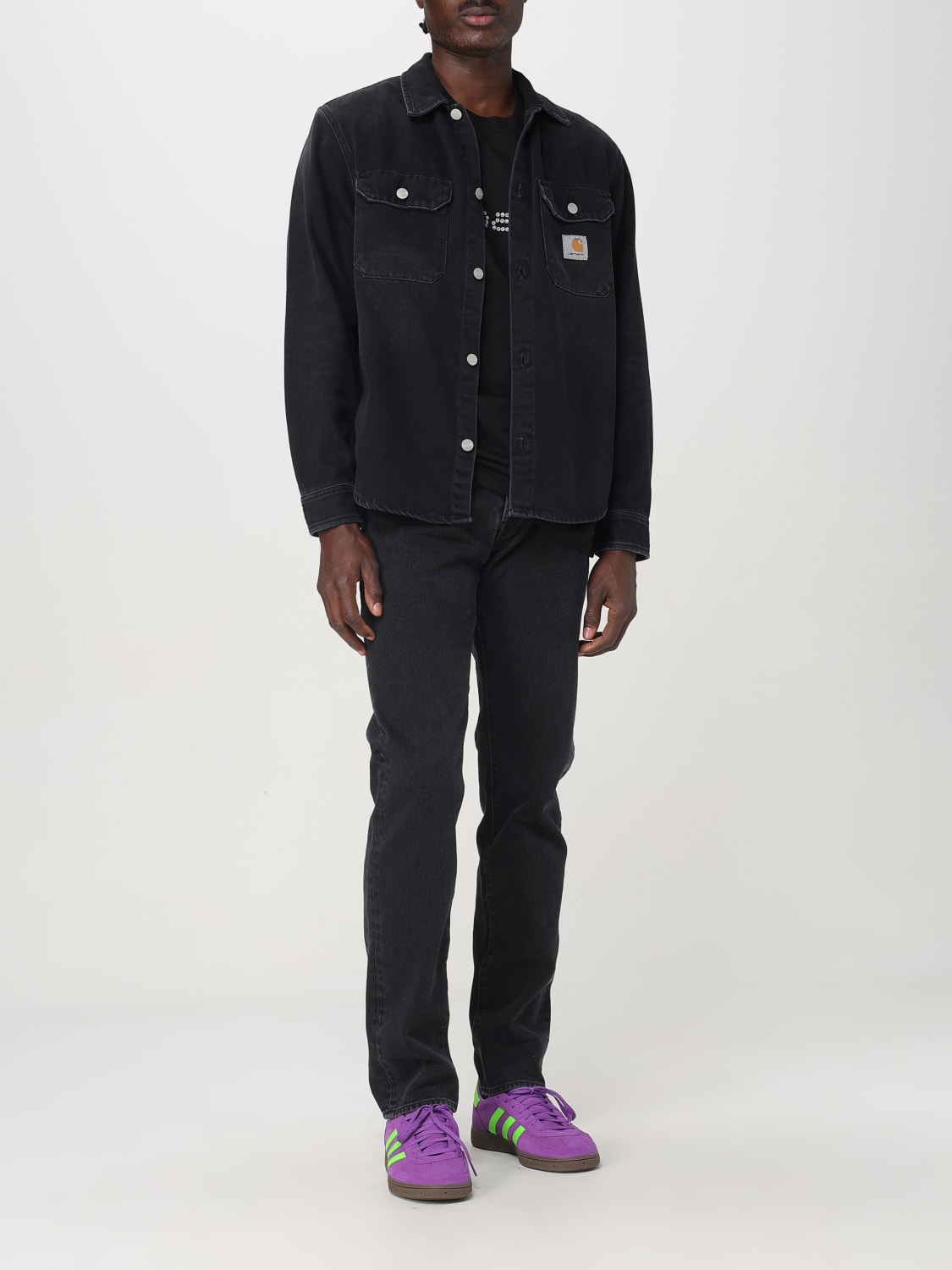 CARHARTT WIP HOSE: Hose herren Carhartt Wip, Schwarz - Img 2